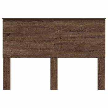 Kopfteil mit Kopfteil Braun Eichen-Optik 150 cm Holzwerkstoff