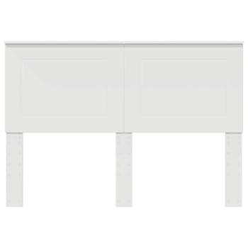 Kopfteil mit Kopfteil Weiß 140 cm Holzwerkstoff