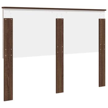Kopfteil mit Kopfteil Braun Eichen-Optik 140 cm Holzwerkstoff