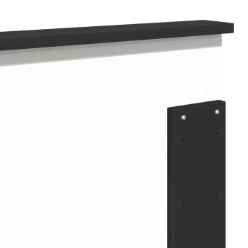 Kopfteil Schwarze Eiche 100 cm Holzwerkstoff