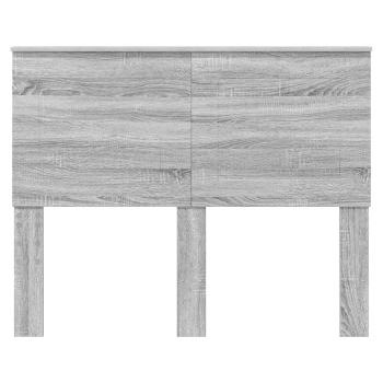 Kopfteil mit Kopfteil Graues Sonoma 135 cm Holzwerkstoff