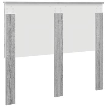 Kopfteil mit Kopfteil Graues Sonoma 135 cm Holzwerkstoff
