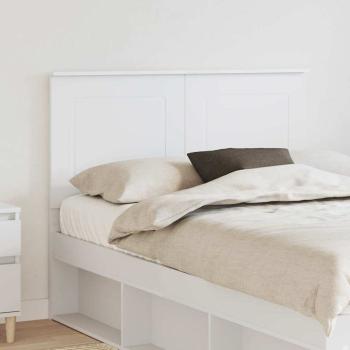 ARDEBO.de - Kopfteil mit Kopfteil Weiß 120 cm Holzwerkstoff