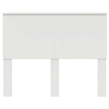 Kopfteil mit Kopfteil Weiß 120 cm Holzwerkstoff