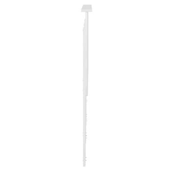 Kopfteil mit Kopfteil Glänzend Weiß 120 cm Holzwerkstoff