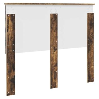 Kopfteil mit Kopfteil Geräucherte Eiche 120 cm Holzwerkstoff