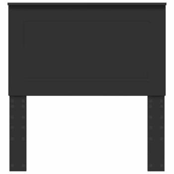 Kopfteil mit Kopfteil Schwarz Eichen-Optik 100 cm Holzwerkstoff