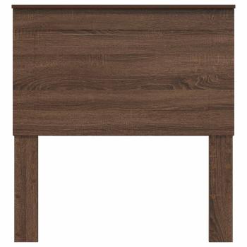 Kopfteil mit Kopfteil Braun Eichen-Optik 100 cm Holzwerkstoff