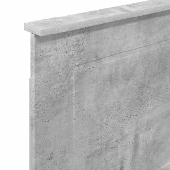 Kopfteil Betongrau 100 cm Holzwerkstoff