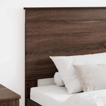 Kopfteil Braun Eichen-Optik 100 cm Holzwerkstoff