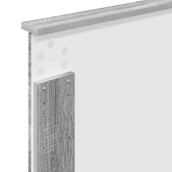 ARDEBO.de - Kopfteil mit Kopfteil Graues Sonoma 75 cm Holzwerkstoff