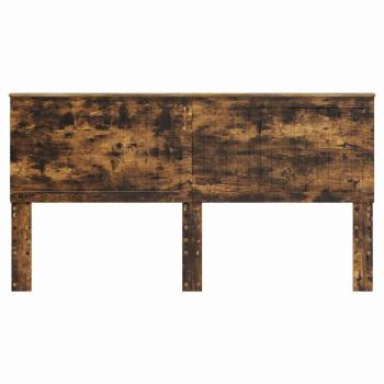 Kopfteil mit Kopfteil Geräucherte Eiche 180 cm Holzwerkstoff
