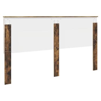 Kopfteil mit Kopfteil Geräucherte Eiche 180 cm Holzwerkstoff