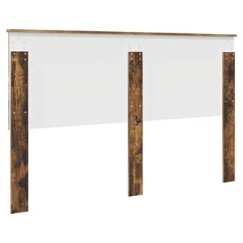 Kopfteil mit Kopfteil Geräucherte Eiche 160 cm Holzwerkstoff