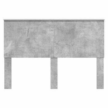 Kopfteil mit Kopfteil Beton Grau 140 cm Holzwerkstoff