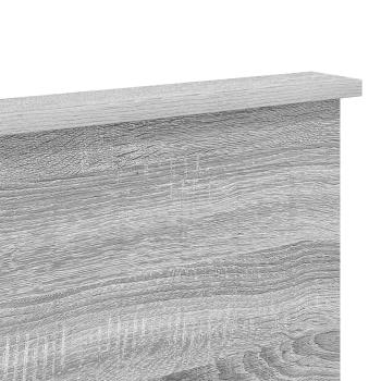 Kopfteil Graues Sonoma Holzwerkstoff