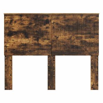 Kopfteil mit Kopfteil Geräucherte Eiche 135 cm Holzwerkstoff