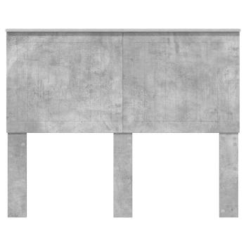 Kopfteil mit Kopfteil Beton Grau 120 cm Holzwerkstoff