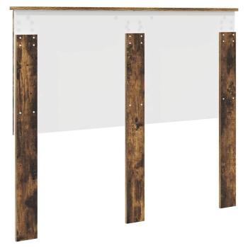 Kopfteil mit Kopfteil Geräucherte Eiche 120 cm Holzwerkstoff