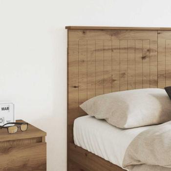 Kopfteil mit Kopfteil Artisan-Eiche 120 cm Holzwerkstoff