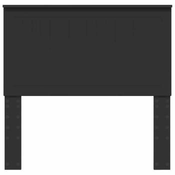 Kopfteil mit Kopfteil Schwarz Eichen-Optik 100 cm Holzwerkstoff