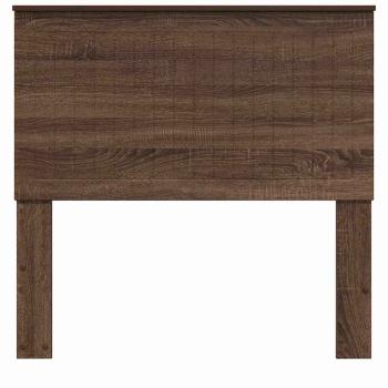 Kopfteil mit Kopfteil Braun Eichen-Optik 100 cm Holzwerkstoff