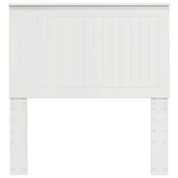 Kopfteil mit Kopfteil Glänzend Weiß 90 cm Holzwerkstoff