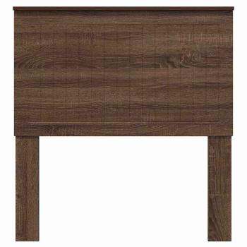 Kopfteil mit Kopfteil Braun Eichen-Optik 90 cm Holzwerkstoff