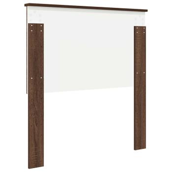 Kopfteil mit Kopfteil Braun Eichen-Optik 90 cm Holzwerkstoff