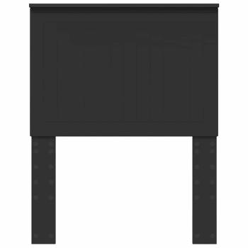 Kopfteil mit Kopfteil Schwarz Eichen-Optik 75 cm Holzwerkstoff