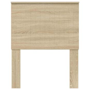 Kopfteil mit Kopfteil Sonoma-Eiche 75 cm Holzwerkstoff
