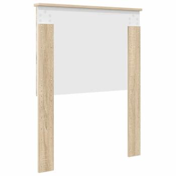 Kopfteil mit Kopfteil Sonoma-Eiche 75 cm Holzwerkstoff