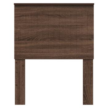 Kopfteil mit Kopfteil Braun Eichen-Optik 75 cm Holzwerkstoff