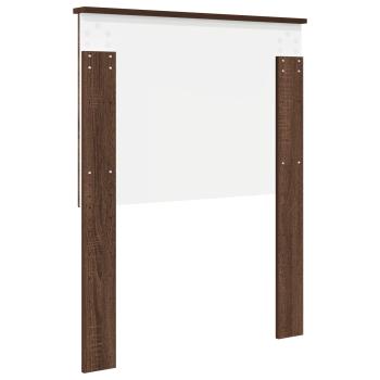 Kopfteil mit Kopfteil Braun Eichen-Optik 75 cm Holzwerkstoff