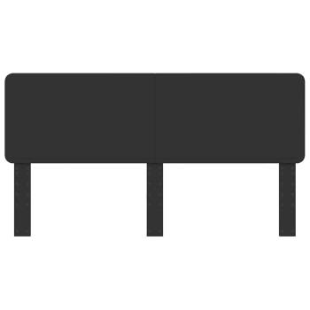 Kopfteil mit Kopfteil Schwarz Eichen-Optik 200 cm Holzwerkstoff