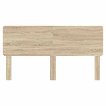 Kopfteil mit Kopfteil Sonoma-Eiche 200 cm Holzwerkstoff