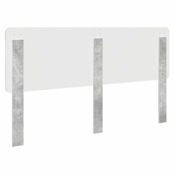 Kopfteil mit Kopfteil Beton Grau 200 cm Holzwerkstoff