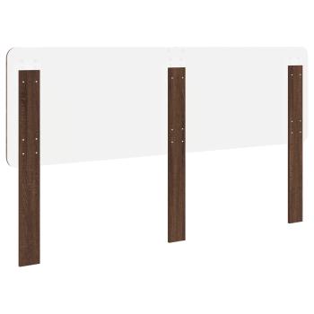 Kopfteil Braun Eichen-Optik Holzwerkstoff