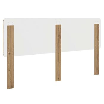 Kopfteil mit Kopfteil Artisan-Eiche 180 cm Holzwerkstoff