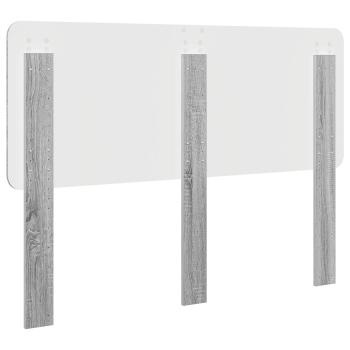 Kopfteil mit Kopfteil Graues Sonoma 160 cm Holzwerkstoff