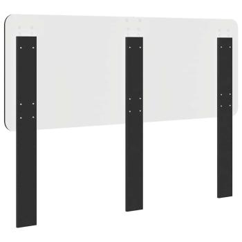 Kopfteil mit Kopfteil Schwarz Eichen-Optik 150 cm Holzwerkstoff