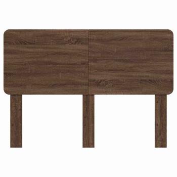 Kopfteil mit Kopfteil Braun Eichen-Optik 150 cm Holzwerkstoff