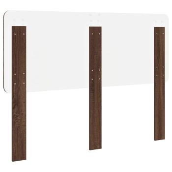 Kopfteil mit Kopfteil Braun Eichen-Optik 150 cm Holzwerkstoff