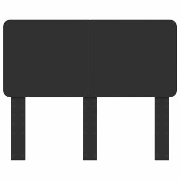 Kopfteil mit Kopfteil Schwarz Eichen-Optik 135 cm Holzwerkstoff