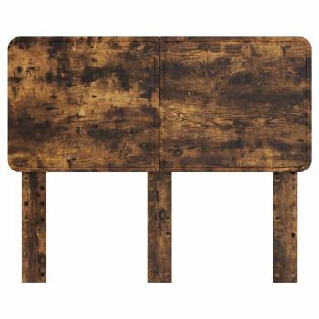 Kopfteil mit Kopfteil Geräucherte Eiche 135 cm Holzwerkstoff