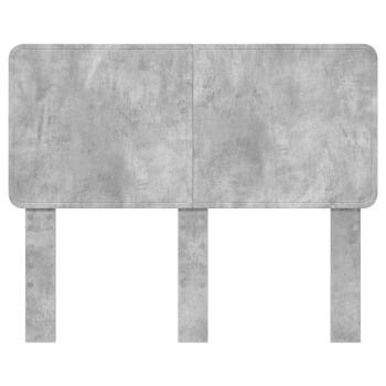 Kopfteil mit Kopfteil Beton Grau 120 cm Holzwerkstoff