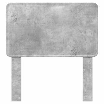 Kopfteil Beton Grau Holzwerkstoff