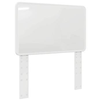 Kopfteil mit Kopfteil Glänzend Weiß 90 cm Holzwerkstoff