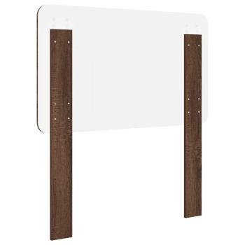 Kopfteil mit Kopfteil Braun Eichen-Optik 80 cm Holzwerkstoff