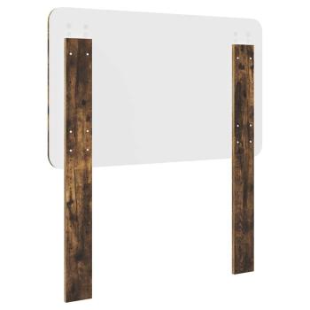 Kopfteil mit Kopfteil Geräucherte Eiche 75 cm Holzwerkstoff